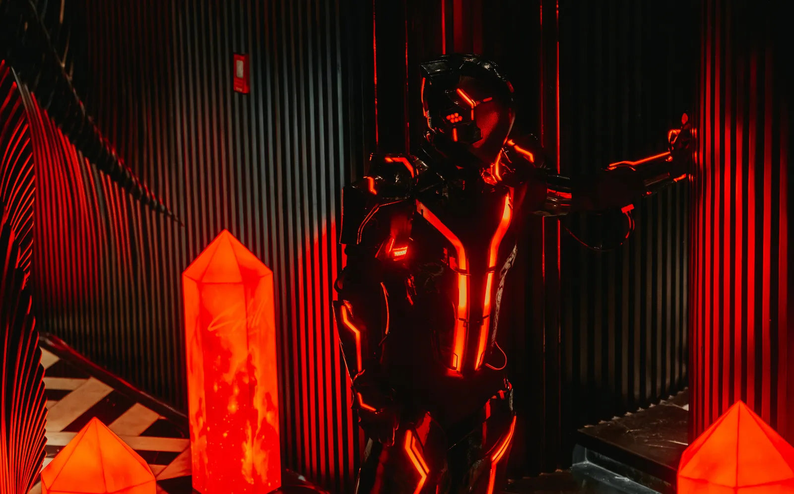 TRON ARES Suit — full costume front view